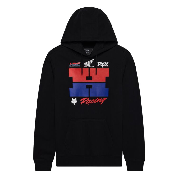 fox_honda_fleece_pullover_hoody_black_750x750